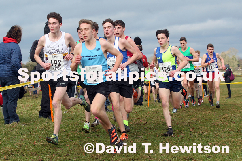 Mens under-17s Northern Cross Country Champs., Camp Hill Estate, Kirklington.  Photo: David T. Hewitson/Sports for All Pics